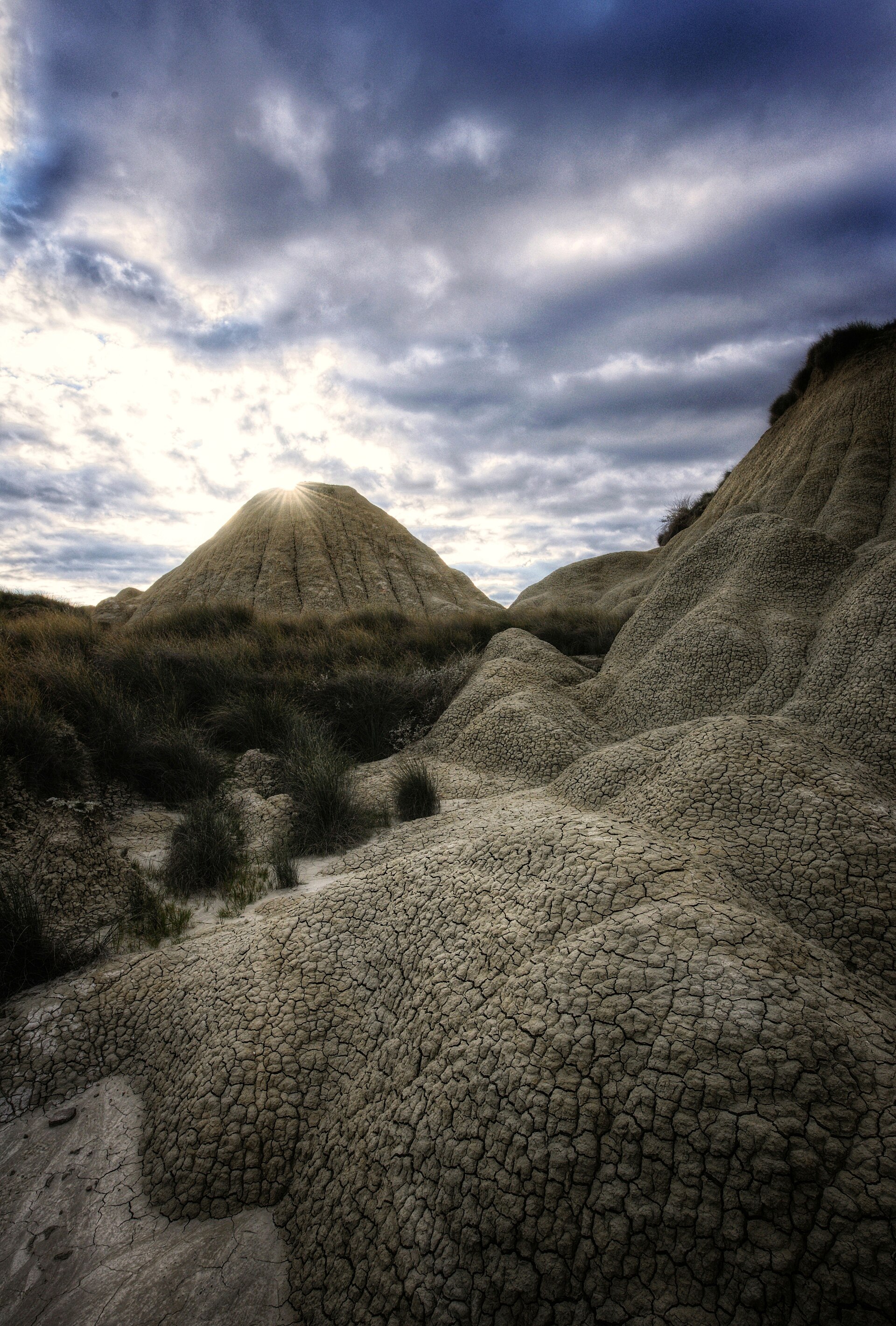 I calanchi di Pisticci al tramonto, in Basilicata