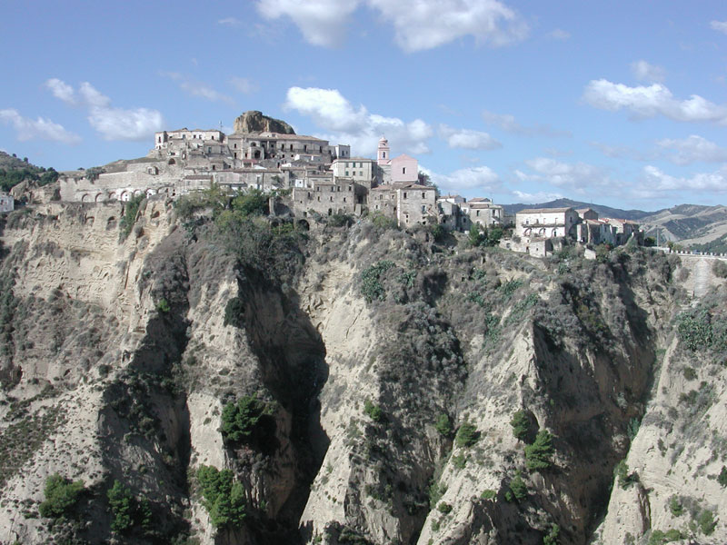 Uno scorcio della Rabatana, il quartiere storico di Tursi